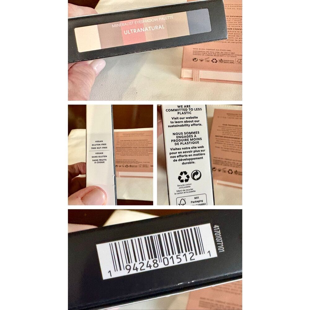 bareMinerals NWTIB-MINERALIST Eyeshadow Palette in "Unnatural". 6 Neutral Shades - Picture 13 of 13